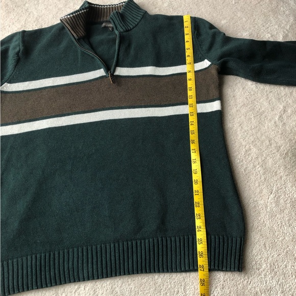 Mens Denver Hayes Cotton quarter zip sweater - Picture 5 of 7